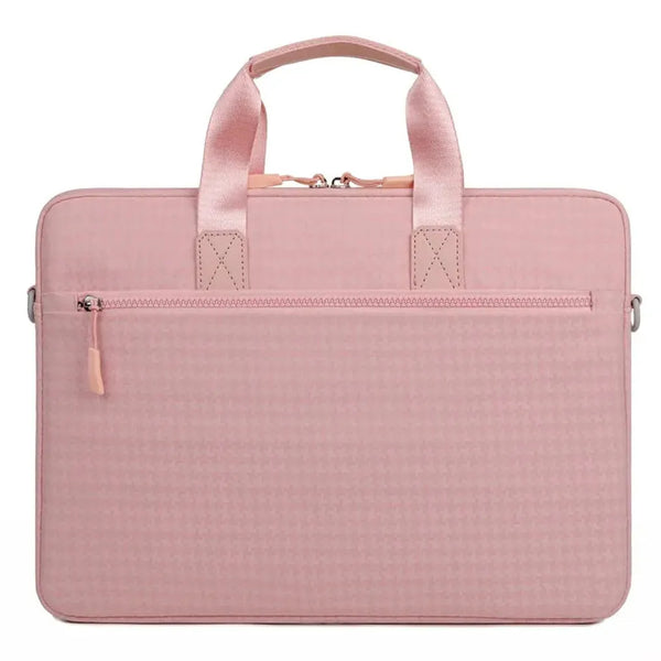 HKM-386963 Pink Waterproof and Shockproof Laptop Sleeve Bag in Multiple Sizes - Durable Oxford Material