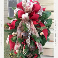 HKM-387027 Festive 1-Piece Christmas Door Hanging Decor for Holidays & Parties