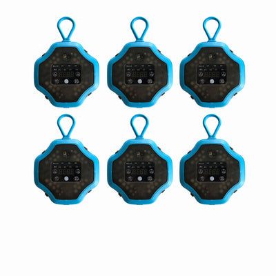 HKM-387091 Agile Reaction Light for Basketball and Taekwondo Training - Red and Blue ABS Reaction Training Device