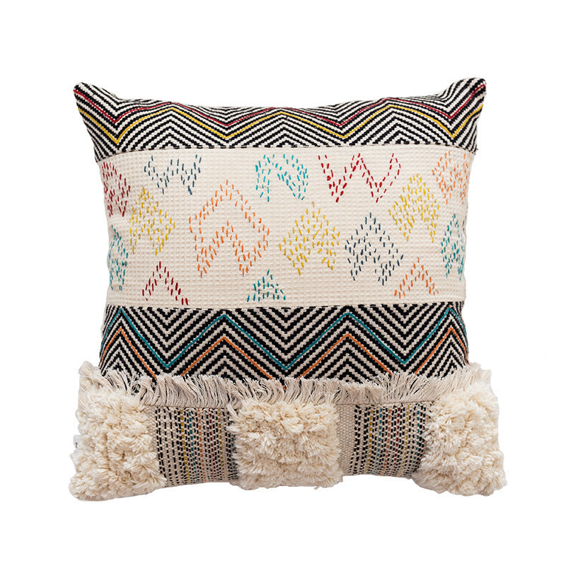 HKM-387091 European Woven Cotton Pillow Cushions in Various Sizes