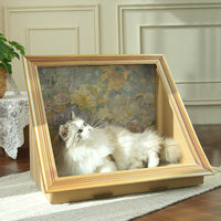 HKM-3871677 Oil Painting Cat Scratch Board Nest - Two-in-One European Decor
