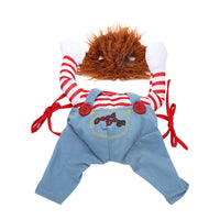 HKM-3871805 Adjustable Funny Halloween Dog Costume with Wig and Accessory for Parties