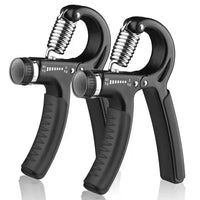 HKM-387283 Adjustable Grip Strength Trainer with Silicone and Metal for Finger Exercise and Massage