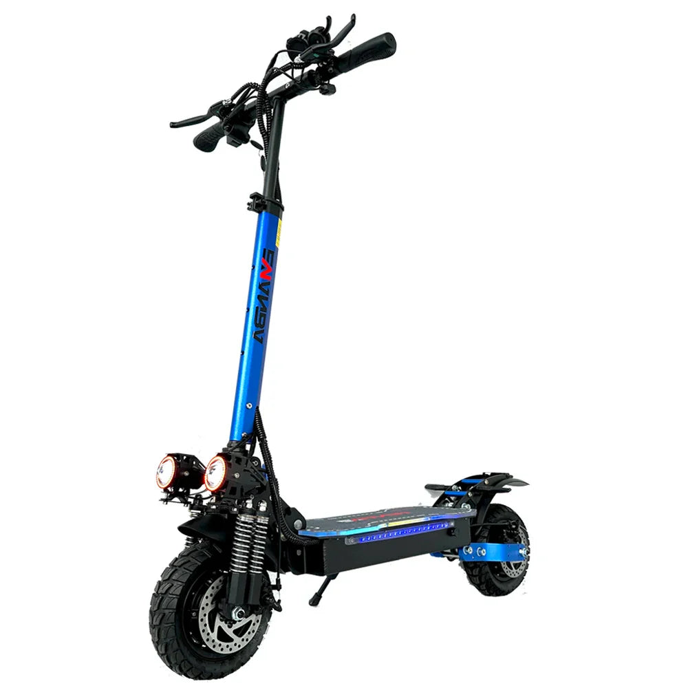 HKM-387283 Electric Scooter with 2400W Dual Motors, 48V 21Ah Lithium Battery, Foldable, 55km/h Top Speed, 60-70 KM Range