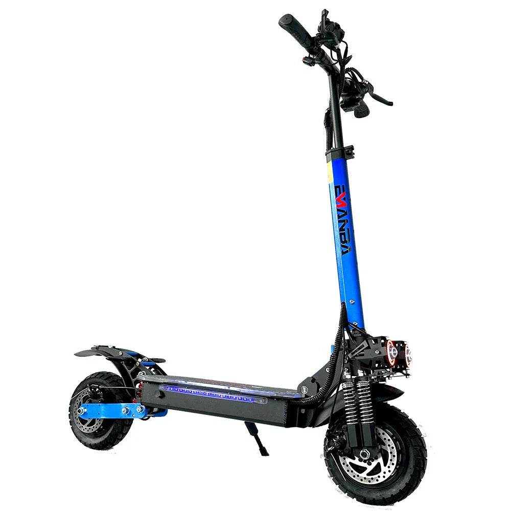 HKM-387283 Electric Scooter with 2400W Dual Motors, 48V 21Ah Lithium Battery, Foldable, 55km/h Top Speed, 60-70 KM Range