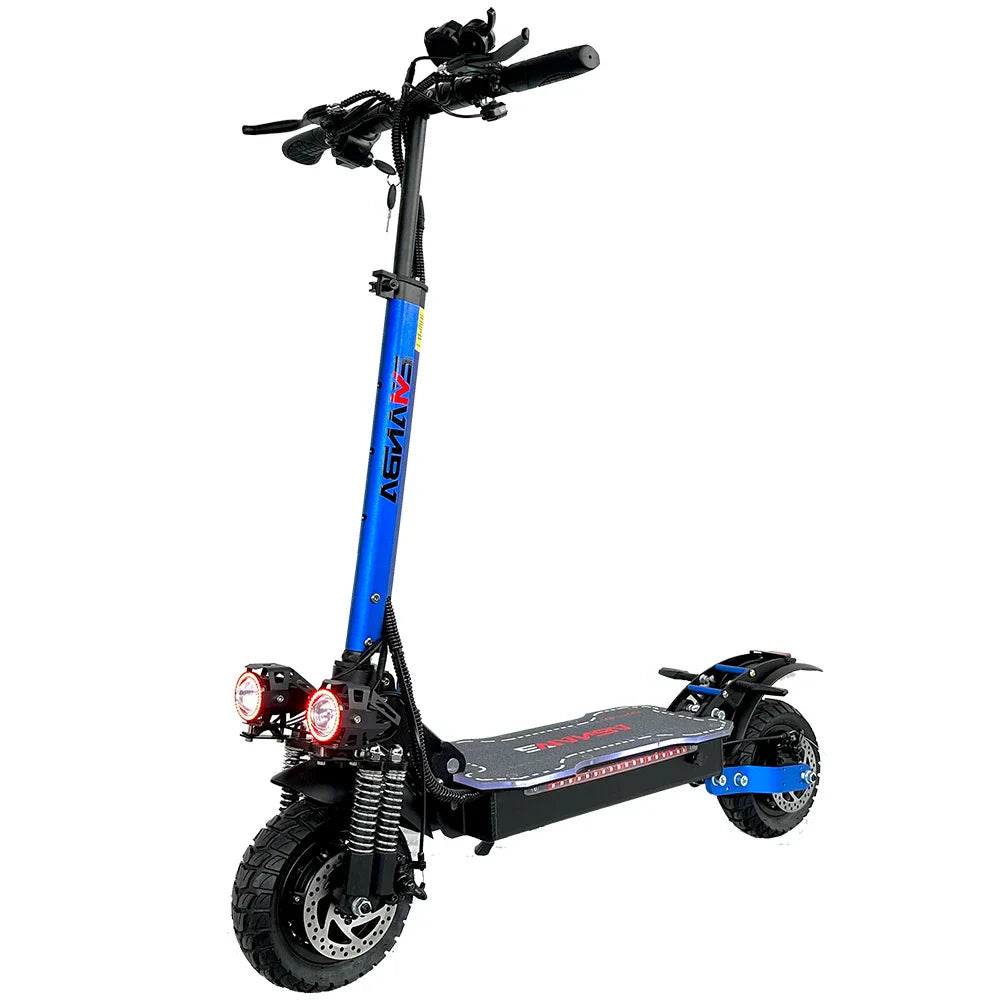 HKM-387283 Electric Scooter with 2400W Dual Motors, 48V 21Ah Lithium Battery, Foldable, 55km/h Top Speed, 60-70 KM Range