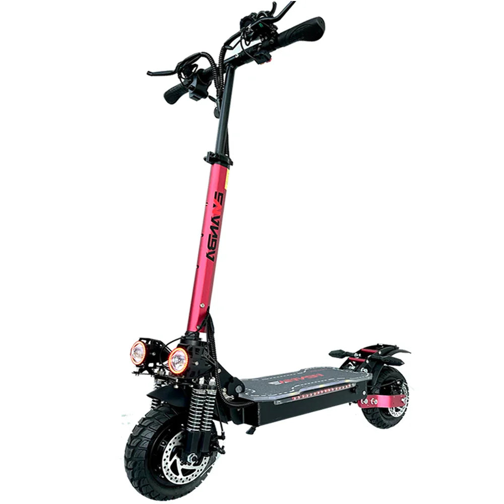 HKM-387283 Electric Scooter with 2400W Dual Motors, 48V 21Ah Lithium Battery, Foldable, 55km/h Top Speed, 60-70 KM Range