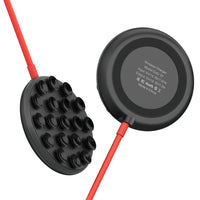 HKM-387283 Wireless Suction Cup Charger for Mobile Phones - 10W Fast Charging, USB Interface, Dual Color Options