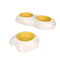 HKM-3873597 Creative Pet Egg Yolk Bowl - Single & Double Options for Your Furry Friend
