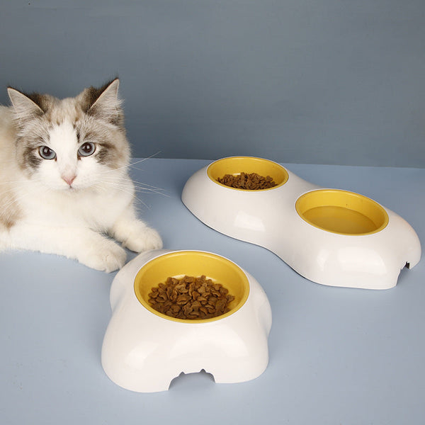 HKM-3873597 Creative Pet Egg Yolk Bowl - Single & Double Options for Your Furry Friend