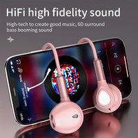 HKM-387411 Wired In-Ear Sports Earbuds with Microphone and Bass for Gaming and Music