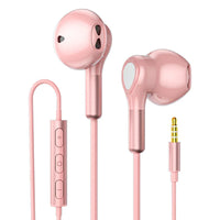 HKM-387411 Wired In-Ear Sports Earbuds with Microphone and Bass for Gaming and Music