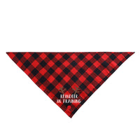 HKM-3875005 Plaid Dog Triangle Bandana Towel for Winter – Cotton Material, Available in Multiple Color Options
