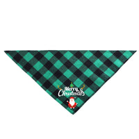 HKM-3875005 Plaid Dog Triangle Bandana Towel for Winter – Cotton Material, Available in Multiple Color Options