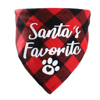 HKM-3875005 Plaid Dog Triangle Bandana Towel for Winter – Cotton Material, Available in Multiple Color Options