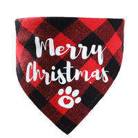 HKM-3875005 Plaid Dog Triangle Bandana Towel for Winter – Cotton Material, Available in Multiple Color Options