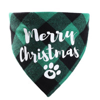 HKM-3875005 Plaid Dog Triangle Bandana Towel for Winter – Cotton Material, Available in Multiple Color Options