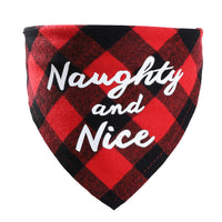 HKM-3875005 Plaid Dog Triangle Bandana Towel for Winter – Cotton Material, Available in Multiple Color Options