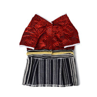 HKM-3875773 Samurai Style Pet Dog Clothes in Red and Black - Sizes S to XL Available