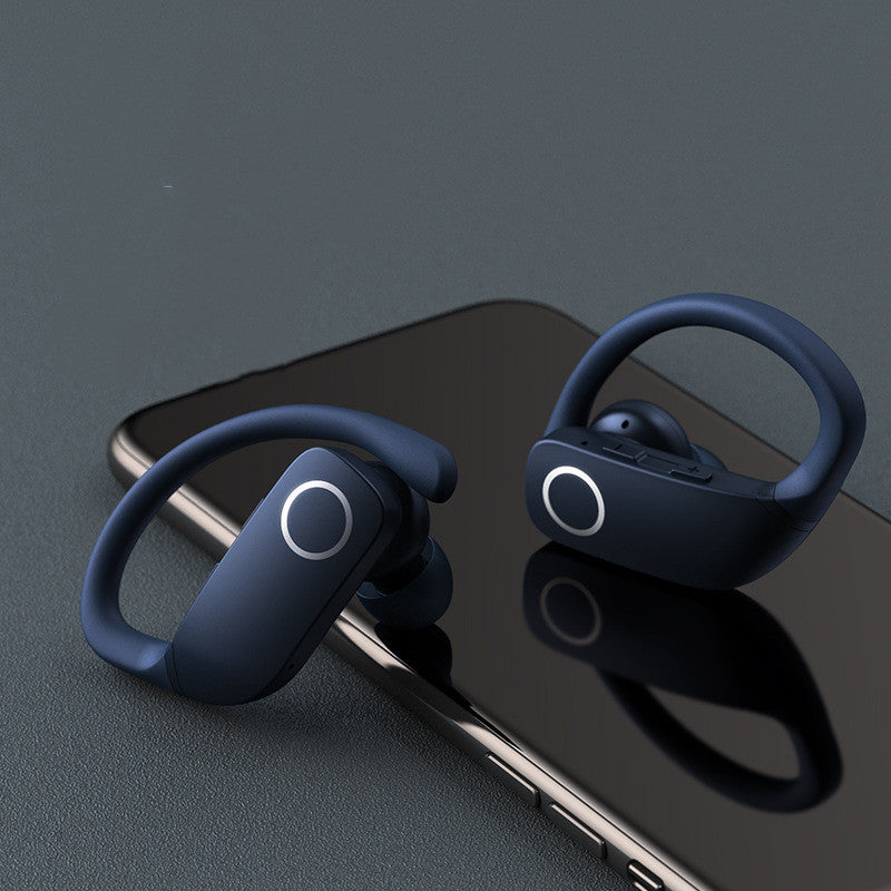 HKM-387603 Bluetooth Semi-In-Ear Noise Reduction Headset with Digital Display and Voice Control
