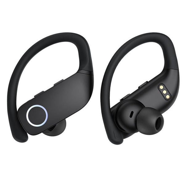 HKM-387603 Bluetooth Semi-In-Ear Noise Reduction Headset with Digital Display and Voice Control