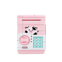 HKM-387667 Coded Lock Electronic Money Box with Light and Music for Kids