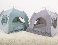 HKM-3877437 Cozy Bite-Resistant Flannel Nest House for Small Pets