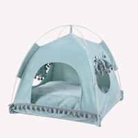 HKM-3877437 Cozy Bite-Resistant Flannel Nest House for Small Pets