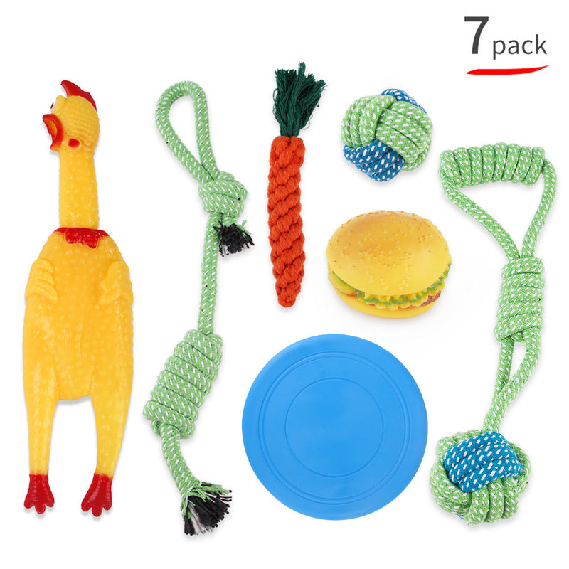 HKM-3878205 Interactive Shiba Inu Plush Toy Set for Dogs - Sounding Molar Teeth Resistant Ideal for Chewing