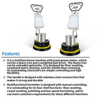 HKM-387987 Marble Floor Polishing and Cleaning Machine with Waxing Equipment