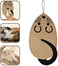 HKM-3880637 Durable Mouse-Shaped Cat Scratch Pad Made of Sisal and EVA for Indoor Use