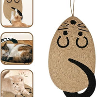 HKM-3880637 Durable Mouse-Shaped Cat Scratch Pad Made of Sisal and EVA for Indoor Use