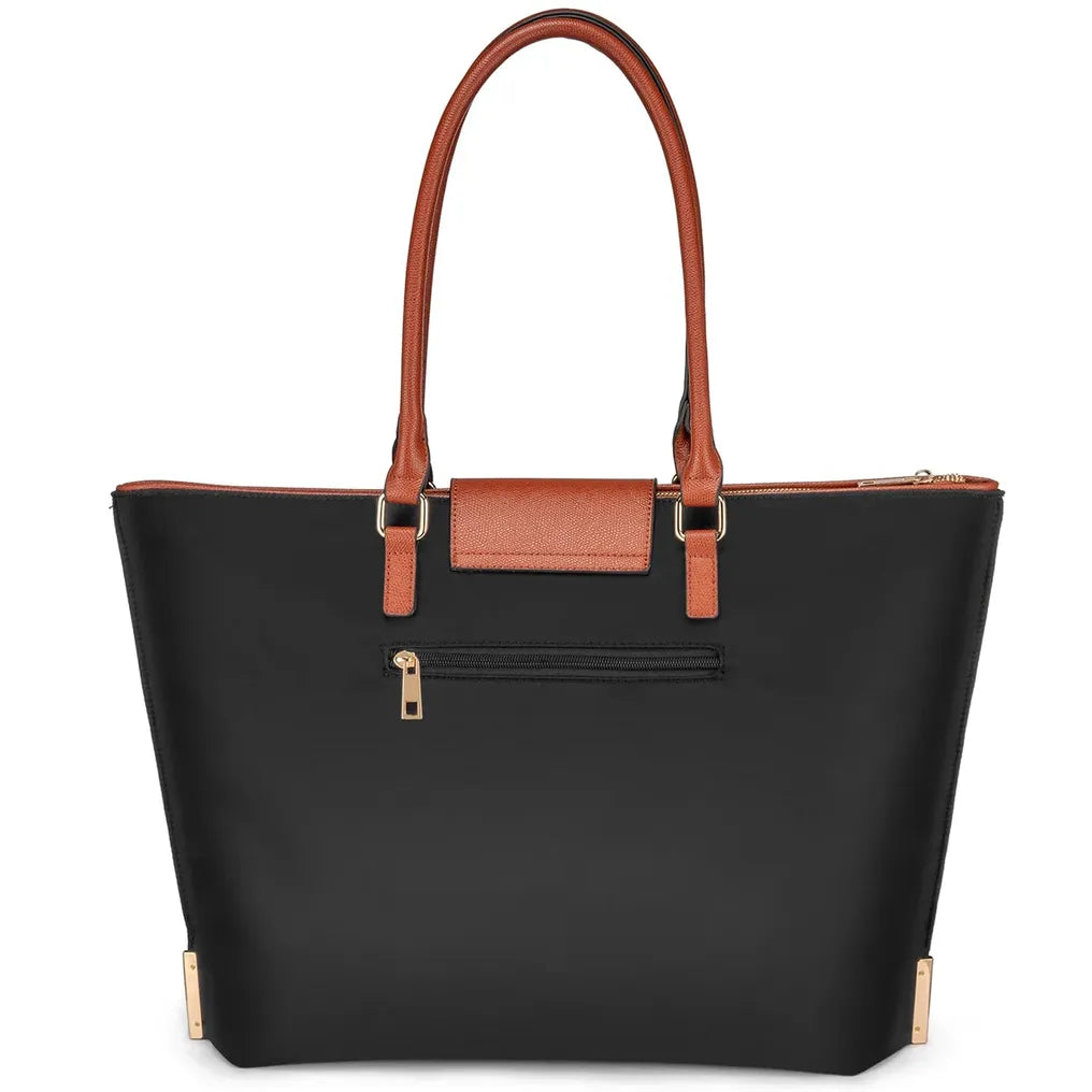 HKM-388115 15.6-Inch Oxford Laptop Handbag for Women - Stylish Office Tote with Large Capacity