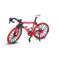 HKM-388371 1:10 Scale Diecast Mini Bike Model for Kids - Metal Miniature Simulation Bike Toy