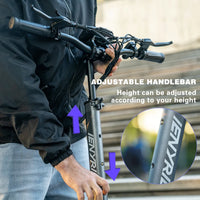HKM-388435 250W Electric Folding Scooter, 15Ah Battery, 10-inch Tires, Dual Suspension, Max Speed 25km/h, Range 40km