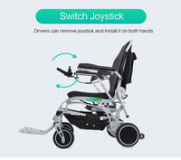 HKM-388435 Foldable Electric Power Wheelchair with High Battery Life and Lightweight Aluminum Alloy Frame