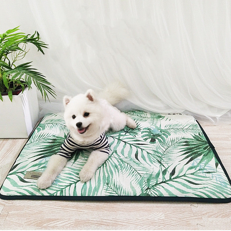 HKM-3884989 Cooling Ice Silk Pet Summer Mat with Non-Stick Hair Resistance
