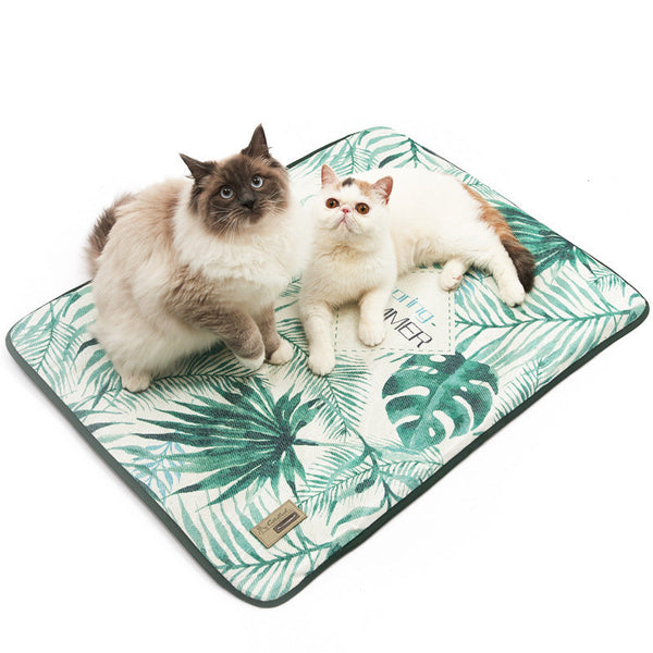 HKM-3884989 Cooling Ice Silk Pet Summer Mat with Non-Stick Hair Resistance
