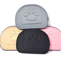 HKM-3885373 Foldable Portable Pet Cage for Small and Medium Dogs - Pink, Beige, Gray - Lightweight EVA Foam Design