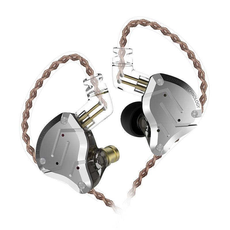 HKM-388755 In-Ear Metal Earphones with 3.5mm L-Bend Plug, 24Ω Impedance, and Wide Frequency Range 7-40000Hz