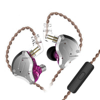 HKM-388755 In-Ear Metal Earphones with 3.5mm L-Bend Plug, 24Ω Impedance, and Wide Frequency Range 7-40000Hz
