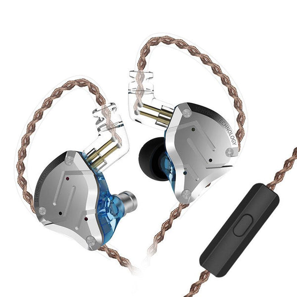 HKM-388755 In-Ear Metal Earphones with 3.5mm L-Bend Plug, 24Ω Impedance, and Wide Frequency Range 7-40000Hz