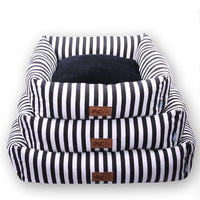 HKM-3888957 Cozy Square Canvas Pet Home for Dogs and Cats - Available in Sizes S, M, L