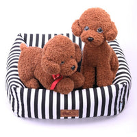 HKM-3888957 Cozy Square Canvas Pet Home for Dogs and Cats - Available in Sizes S, M, L