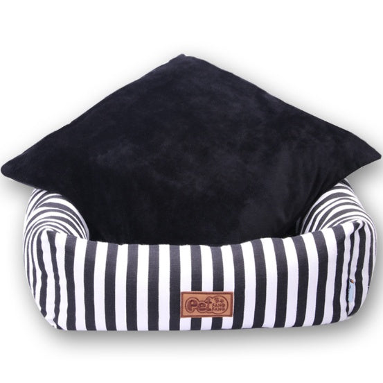 HKM-3888957 Cozy Square Canvas Pet Home for Dogs and Cats - Available in Sizes S, M, L