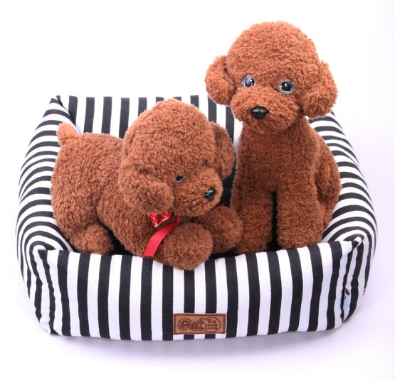 HKM-3888957 Cozy Square Canvas Pet Home for Dogs and Cats - Available in Sizes S, M, L
