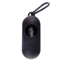 HKM-3890365 Portable Dog Waste Bag Dispenser with Adjustable Velcro Hook for Easy Carrying