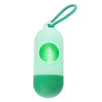 HKM-3890365 Portable Dog Waste Bag Dispenser with Adjustable Velcro Hook for Easy Carrying