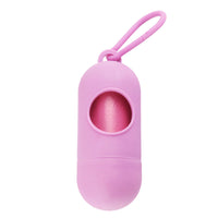 HKM-3890365 Portable Dog Waste Bag Dispenser with Adjustable Velcro Hook for Easy Carrying