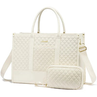 HKM-389267 Stylish 2-Piece Waterproof Business Tote and Laptop Bag Set for Travel and Work